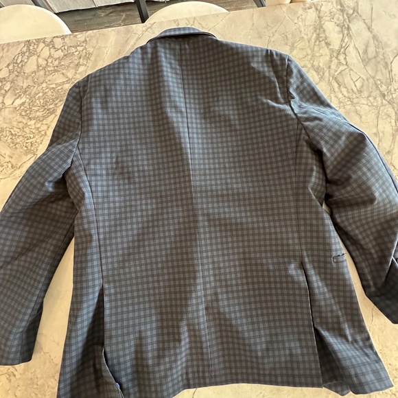 Twillory Performance Blazer Wrinkle resistant stretch suit jacket navy blue 42R - Picture 7 of 8